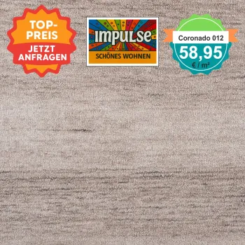 Alt-Text: Farb- und Strukturmuster von Girloon Coronado 012 – strapazierfähiger Objektvelours